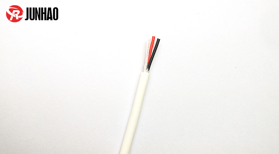 1-1Z41115294VA 3.6mm白色红黑2芯高温硅胶电缆线产品图